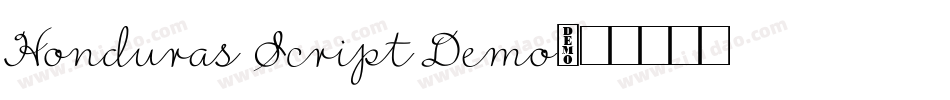 Honduras Script Demo字体转换